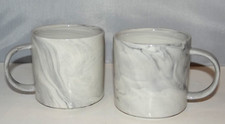 Faux Marble Black and White