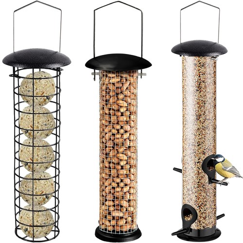 Metal bird nut seed - bird,