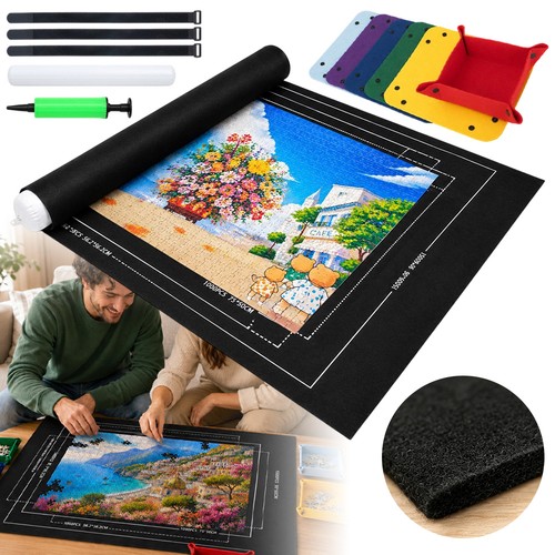 Roll felt jigsaw puzzle mat - roll-up,