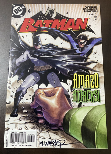 Batman 637 signed by - signed,