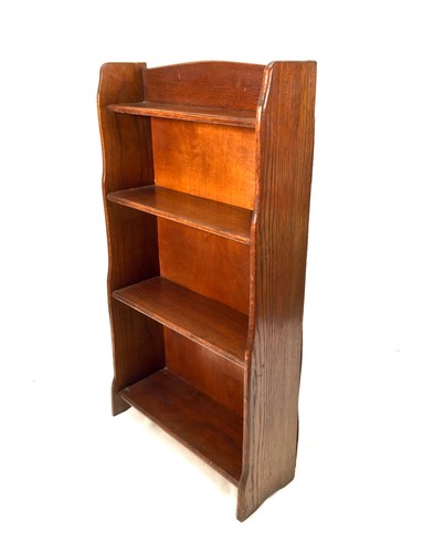 Antique wooden oak bookcase - oak,
