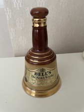 Empty - Bell Shaped Bottle by Bells Scotch Whisky - With it’s Labels