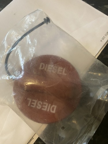 Red diesel fuel tank - red, cap
