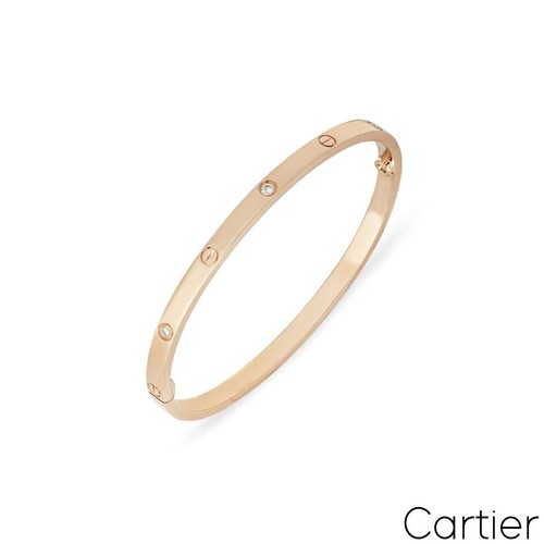 Cartier rose gold diamond sm - 6,
