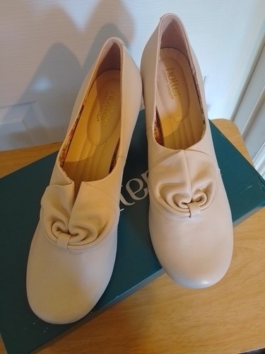 Hotter womens cream leather - womens,