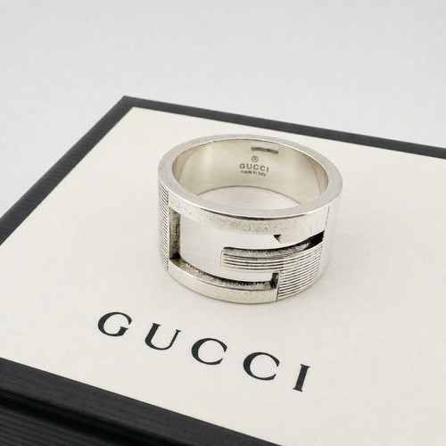Gucci branded wide ring - ring, 925