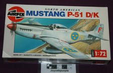 Airfix North American Mustang P-51 D/K 1:72 scale model plane kit 02098.