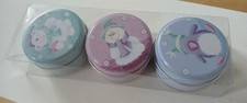 Christmas Mini Tins. Empty Mini Xmas Tins. Snowman/Penguin/Polar Bear Tins