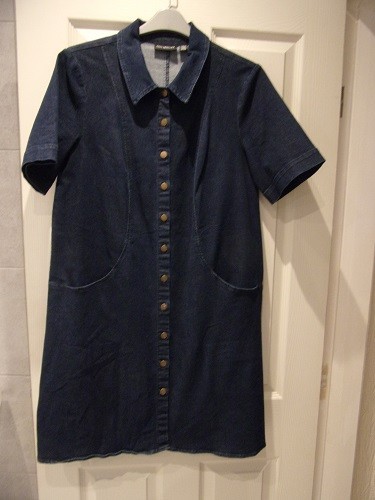 Short sleeve button - button, stretch