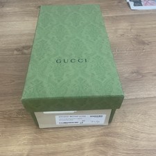 Authentic GUCCI Empty Shoe Gift Storage Box 12.5”x6.5X4.5 and carrier bag