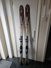 174cm K2 T-NINE Womens Skis With Marker Bindings Breast Cancer Awareness Edition