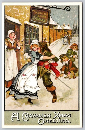 Cavalier christmas greeting - a,