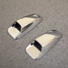 Chrome Windscreen Washer Wiper Jet Nozzle Cover Fits Freelander 2 Discovery 3 /4