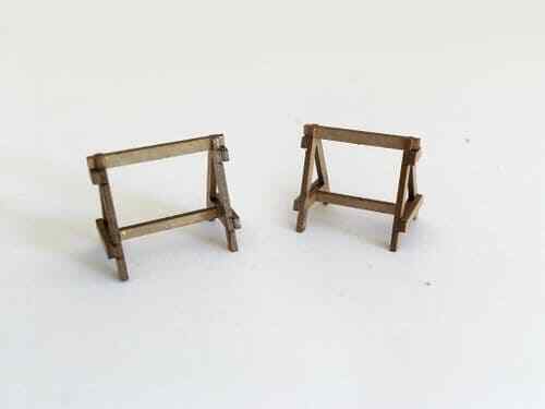 Wooden trestles pack 18 - trestles, of