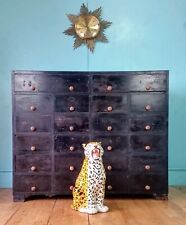Vintage bank of drawers