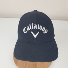 Callaway Odyssey Golf Cap Mens Adjustable Black Hat Embroiderd Logo