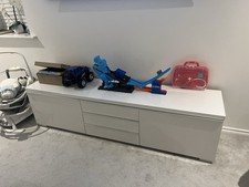 TV bench, high-gloss white, 180x41x49 cm Ikea Besta