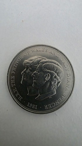 1981 royal wedding - coin, for