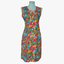 Vintage Bright Print Pinafore