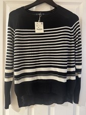 Zara Black & White Stripe Thin