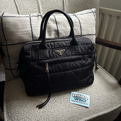 Prada tessuto black bomber - prada,