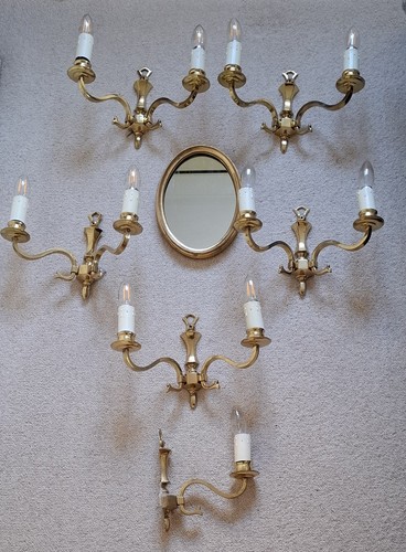Wall lights antique brass - lights,,