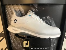 FootJoy Pro SLX Golf Shoes - White/Grey - Size 9.5 Medium Width