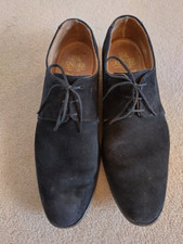 SANDERS 'TOKYO' BLACK SUEDE