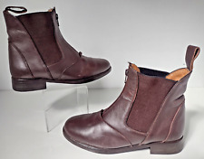 Harry Hall Hariford Zip Brown Leather Jodhpur Ankle Boots UK 4.5