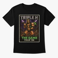 Triple H The Game Tour ’98 WWF WWE DX Wrestling Unisex Adults & Kids T-Shirt