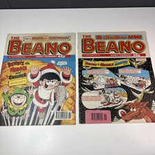 The Beano Comic x2 Job Lot Christmas Issues 1994 & 1995 No. 2736 2788