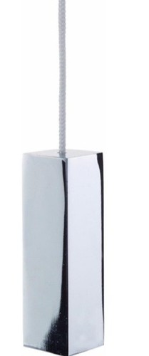 Linear chrome light pull - linear,