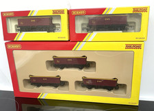 HORBY OO R6372 EWS OPEN WAGONS x 5 BOXED AS SHOWN EX SHOP STOCK