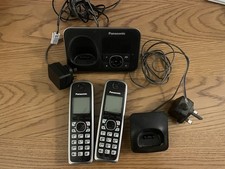 Panasonic Answer Machine Twin Duo Cordless Phone Set Black KX-TG6511e tested