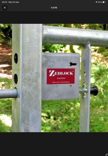 Gate lock zedlock - lock, metal