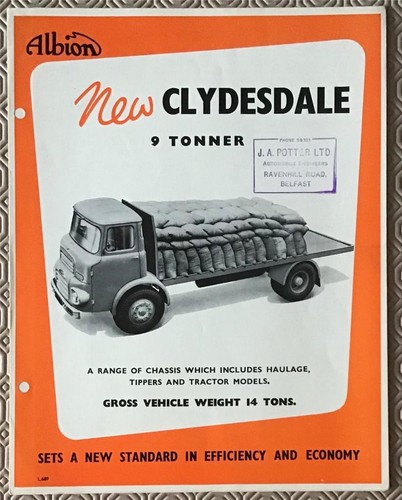 Albion clydesdale tonner - albion, 9