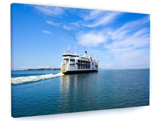 Ferry ship seascape - ferry, canvas