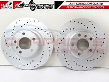 FOR BMW M135i M140i M235i M240i M SPORT REAR COATED SPORT DRILLED BRAKE DISCS