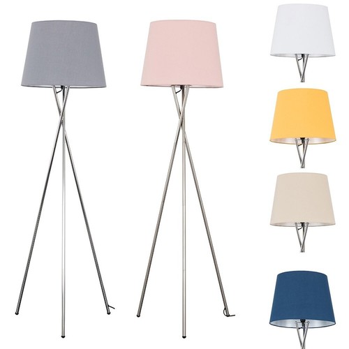 Modern chrome tripod - tripod, floor