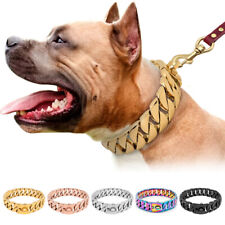 Dog Chain Collar Cuban Link