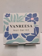 vanreesa Gel Nail Polish Set with Lamp Starter Kit 27 Colours Gel Nail Kit boxed