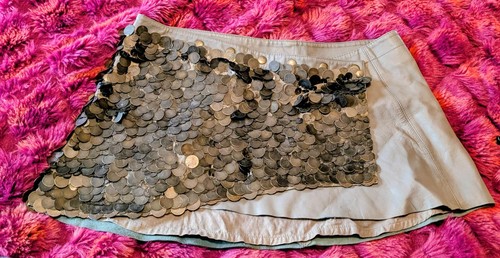 Hebbeding leather hipster - , coin