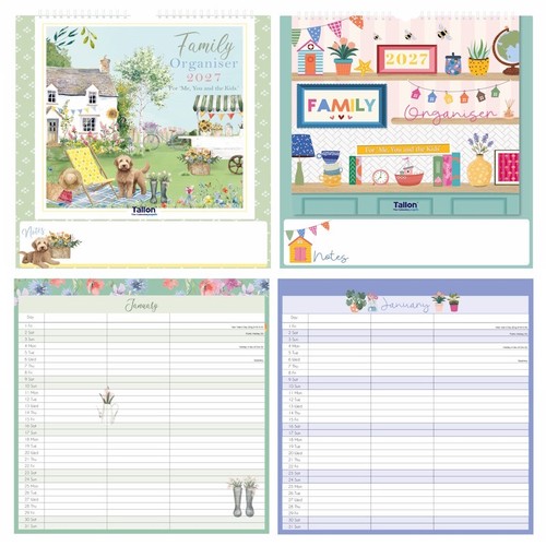 2027 family organiser calendar - family,