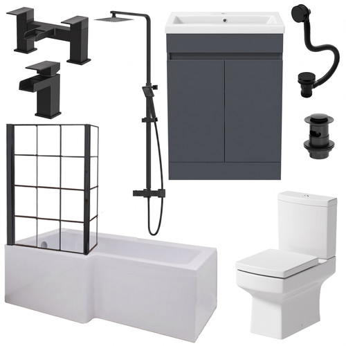 Complete bathroom suite - bathroom,