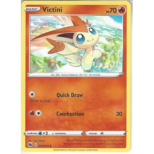 007 073 victini uncommon - 007/073,