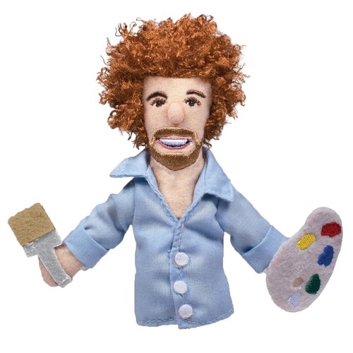 Bob ross finger puppet - puppet, /