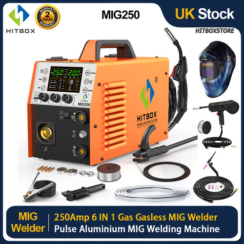 250a 6in1 gas gasless mig - 6in1, gas/gasless