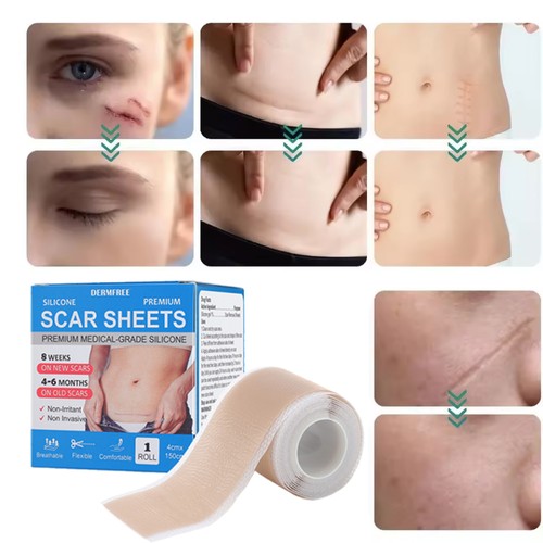 Collagen scar tape - tape, for