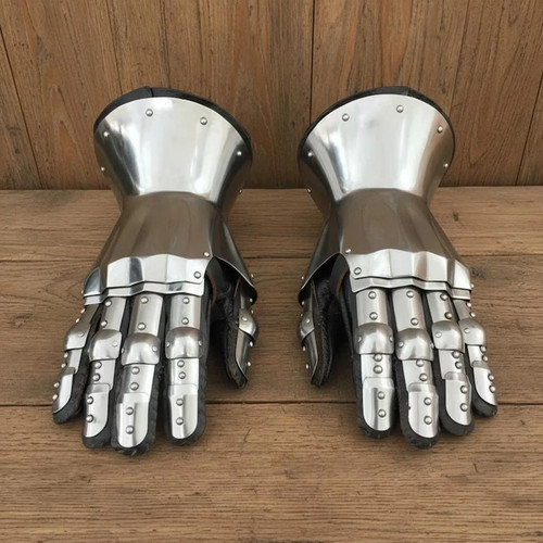 Medieval hourglass gauntlets - medieval,