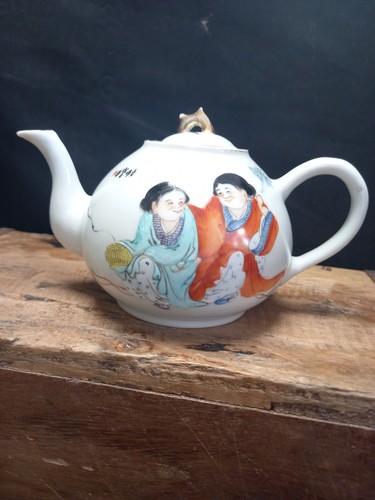 Antique hand painted small - painted,